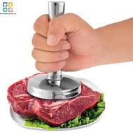 Meat Pounder Flattener Food Grade Stainless Steel Kitchen Meat Mallet Large Round Meat Mallet Tender