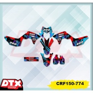 Decal crf150 full body decal crf150 decal crf150 supermoto motorcycle sticker crf150 cool motorcycle
