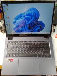ACER TMP414RN-41翻轉觸控筆電(r5-6650U,16G,256G+512G ssd,spin,touch,pen)