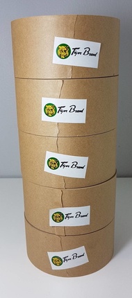 1 Box Gummed Tape 2" X 100M Gummed Paper Craft Tape Tiger Lakban Air