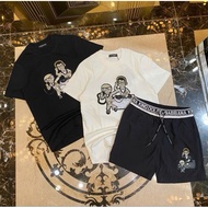 Set of big music player and elastic music logo pants