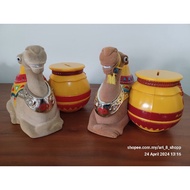 Vintage AmBank Group Coin Bank / Tabung, two colors