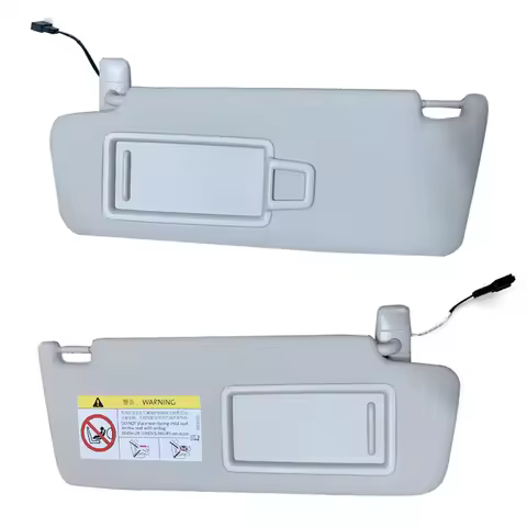 1/2PCS Grey Interior Sun Visor Make Up Mirror for VW Golf 7 7.5 Passat B8 CC Jetta MK7 A7 Skoda Octa
