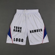 [Free Customization] Basketball Shorts Game Uniform Jersey Men's Basketball Basketball Shorts Printe