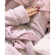 GU UNIQLO FURRY PAJAMAS - SET BAJU TIDUR PIYAMA BELUDRU - ORIGINAL