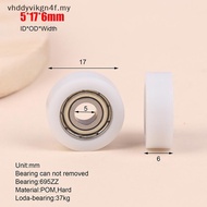 vhddyvikgn4f 5*17*6mm Nylon Plastic Roller Guide Wheel 695zz Bearing Wheel POM Drawer Window Door Pu