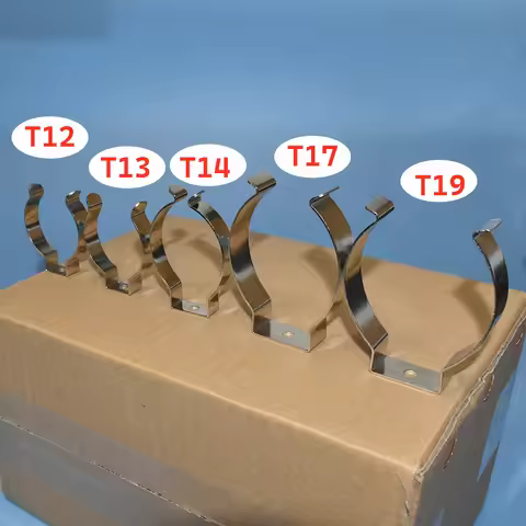Manganese Steel T12 T13 T14 T17 T19 LED Tube Light Clips Light Bulb Fastener Surface Mounting Bracke