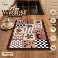 Kitchen sink mat floral pattern table mat modern table mat premium table mat premium table mat synth