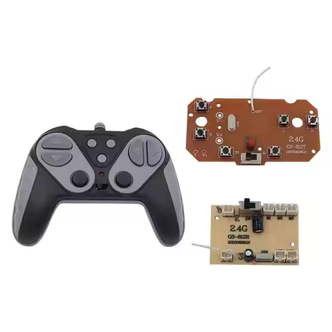 Transmitter Board and Receiver Board Radio System 6CH 2.4G with RC Remote Control for Vehicles Truck