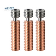 3PCS 3D Printer Bi-Metal Throat Pipe Titanium Alloy Copper Nozzle Throat Pipe 1.75mm for Ender3/3S/3