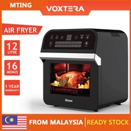 ready stock Riino Air Fryer Oven 12L Large Capacity with 16 Preset Menu Function [FREE 10 Accessories] - AF510T