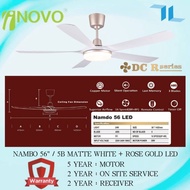 INOVO 56" 5 Blade Ceiling Fan with LED