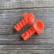 Pelindung Ujung Kabel Gurita Sucker Tempel Cable Protector Charger Bite Karet Spiral Lilitan Penutup