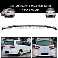 NISSAN GRAND LIVINA 2014 IP IMPUL STYLEL REAR SPOILER MATERIAL FIBER BODYKIT