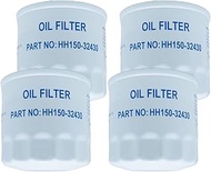 (4 Pack) 70000-15241 HH1J0-32430 HH150-32430 Oil Filters For Kubota D722 D902 WG750 WG752 WG972 Gras