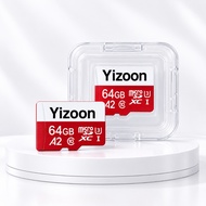 64GB A2 Micro SD TF Memory Card High Speed Shockproof Waterproof Storage Card for Dash Cam, Smartpho