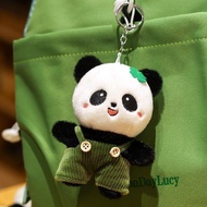 Chengdu Red Panda Doll Straw School Bag Pendant Key Chengdu Red Panda Doll Cute School Bag Pendant K