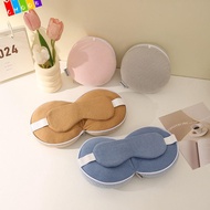 CHAAKIG Travel Eye Cover, Portable Flight Sleep Rest 2 in 1 Neck Pillow,  Airplane Office Sleeping  