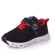 sepatu anak LED/ COMPASS Shoes - Black