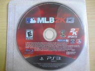 ※隨緣※已絕版 PS3：MLB 2K13．美國職業棒球㊣正版㊣不錯選擇/值得收藏/光碟正常/裸片包裝．一片裝 100 元