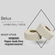 Jumbo Toilet Roll Tissue/ Toilet Paper/ Tisu Roll/ Recycle tisu roll (2ply)-4 Rolls Per Beg