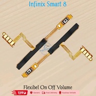 TOMBOL Flexible On Off Volume For Infinix Smart 8 X6525 X6525D Flexible On Off Volume Button Inside 