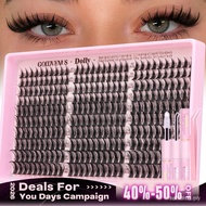 Dolly Dolly Dolly|GoddvenusMangaLashClustersWispy300PcsFairyEyEyEyelashClusters10-16mmFluffyClusterE
