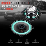 2PCS Spiker Pintu Mobil 5 inci Salon Mobil Subwoofer Mobil HiFi 100Watt Spiker Mobil Super Power Sou