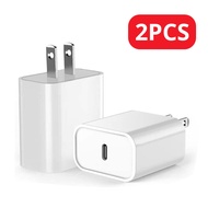 2Pcs PD 20W Fast Charger For iPhone 15 14 13 12 11 Pro Max Plus Fast Charging Type C USB C Chargers Data Wire Phone Accessories