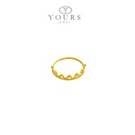 Yours Jewel 916 Gold Crown Ring