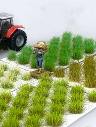 季節性草皮,用於景觀模型迷你沙盤場景(草地)