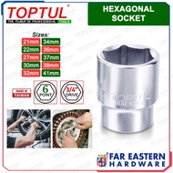 TOPTUL Hex Socket Wrench 3/4" Drive 21mm 22mm 27mm 30mm 32mm 34mm 36mm 37mm 38mm 41mm
