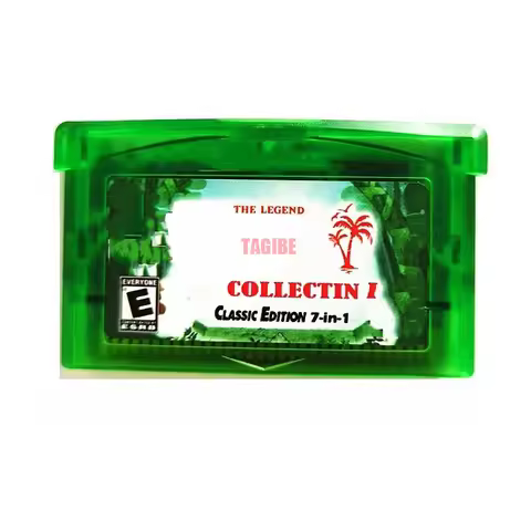 The legend 7 in 1 Compilation Video Game Cartridge 32 Bit Console Memory Card English Language