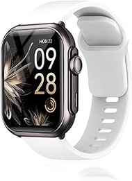 NOUKAJU Band for RUXINGX G62 Smart Watch, SmartWatch Replacement Band,Soft Silicone Strap,SmartWatch