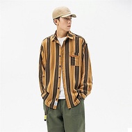 Áo Sơ Mi Nam Kẻ Caro Form Rộng Túi Khóa Phong Cách Hàn Quốc GOAT MENSWEAR