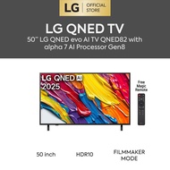 50 Inch LG QNED AI QNED82 4k Smart TV 2025
