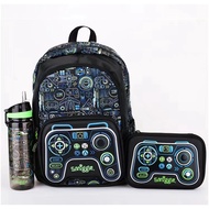 Australia Smiggle Black Gamepad Student Schoolbag, Smiggle Elementary School Student Large-Capacity 