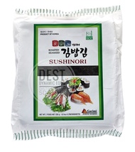 [KOREA] 100s Garimi Sushi Nori Gimbap Roasted Seaweed 100pcs Full Cut (HALAL) / Vegetarian