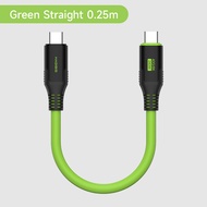 Hagibis USB 4 Cable Magnetic  USB C 240W Fast Charging Cable With 8K60Hz 40Gbps Data Transfer Thunderbolt 4/3 Video Cord For iPhone 15/15 Pro Max iPad MacBook Pro Air Length 0.25 m