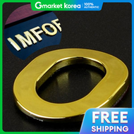 3D Letter Alphabet O Uppercase Initial Gold English Letter Openwork Silver 3D Letter