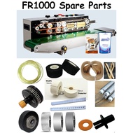FR1000 Continuous Sealing Machine Spare Parts / FR1000 Alat Ganti Mesin Pengedap Berterusan / FR1000