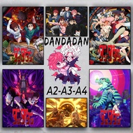 Dandadan - Anime Poster A2 A3 A4 - Wall Sticker | Takakura Ken | Ayase Momo | Okarun