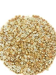 200 顆 6 毫米塑膠圓盤間隔珠用於珠寶製作、手鍊、項鍊、耳環 Diy