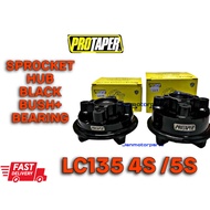 PROTAPER HUB BLACK SPROCKET LC135 4S 5S HUB +BUSH+BEARING SPOKET HUB #PROTAPER#HUBBLACKE#