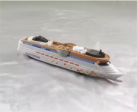 New plastic luxury cruise ship models,simulated sound-light ship toys,original packaging gift boxes,