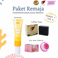 SR12 PAKET SKINCARE REMAJA FLEK HITAM/KUSAM/KOMEDO/BPOM/MELEMBABKAN/MENCERAHKAN/MERAWAT KULIT