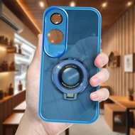 OPPO A60 Silicone Magsafe Wireless Magnetic Charger Case