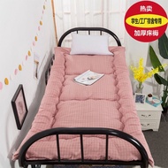 [Single Mattress] Foldable Single Double Thick Thermal Bed Cushion Mattress Student Female Iron Bed Upper and Lower Bed Dormitory Tatami