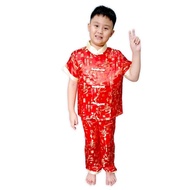 ชุดตรุษจีน 2024 ชุดเด็กผู้ชาย ชุดกี่เพ้า ชุดแฟนซีลายมังกร ชุดจีน เสื้อผ้าเทศกาลตรุษจีน