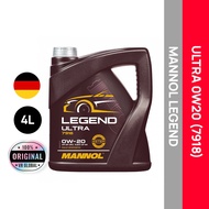 MANNOL LEGEND ULTRA 0W20 (7918) FULL SYNTHETIC ENGINE OIL GERMANY 4L